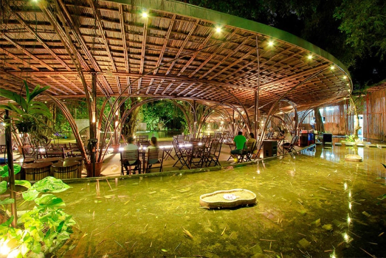 Quán Cafe Gió Và Nước – Ngỡ Ngàng Với Công Trình Kiến Trúc Độc Đáo