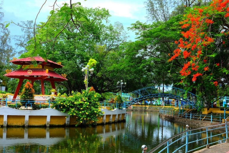 Công Viên Hồ Nước Ngọt Sóc Trăng - Không gian xanh giữa trung tâm thành phố
